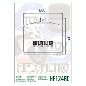 Hi Flo Air And Oil Filters - Hi Flo - Oil Filter Hf124rc - HF124RC Hi Flo Air And Oil Filters - Hi Flo - Oil Filter Hf124rc - HF124RC