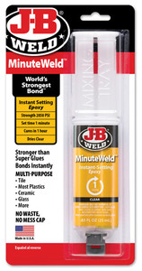 Jb Weld - Minuteweld Syringe - 25ml - 50101