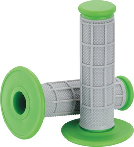 Moose Racing - Grips - Qualifier - Half Waffle - Green - Qualifier Grips - 1MG0715-EGM