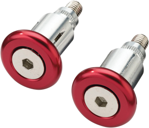 Moose Racing - Bar End - Red - Handlebar Ends - 1BEC0661-PRPM