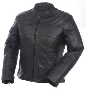 Mossi - Mossi Womens Premium Leather Jacket Size 8 Black - 20-218-8 Mossi - Mossi Womens Premium Leather Jacket Size 8 Black - 20-218-8