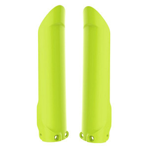 Polisport - Polisport Fork Guards Husqvarna, Yellow Flo - 8398900005