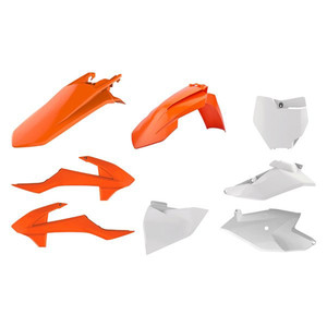 Polisport - Polisport Mx Complete Kit Ktm Oem Color - 90760 Polisport - Polisport Mx Complete Kit Ktm Oem Color - 90760
