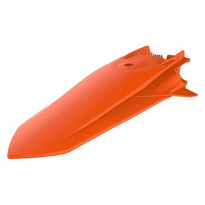 Polisport - Polisport Rear Fender Ktm, Orange Flo - 8556600006