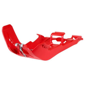 Polisport - Polisport Skid Plate With Linkprotector Red - 8475300002