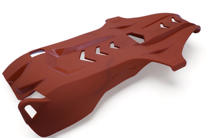 Polisport - Polisport Skid Plate With Linkprotector, Orange - 8469000002