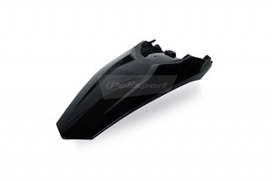 Polisport - Rear Fender Ktm 125 Sx W/out Side Panels Black - 8595400006