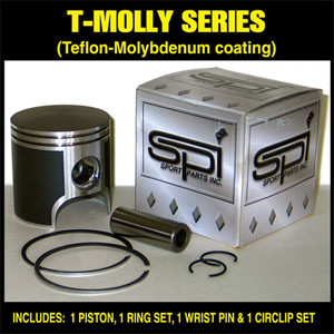 Spi - Oem Style Piston Kit With Rings Teflon Coated Std. - 09-713