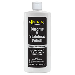 Star Brite - Chrome & Stainless Polish 8 Oz - 82708 Star Brite - Chrome & Stainless Polish 8 Oz - 82708