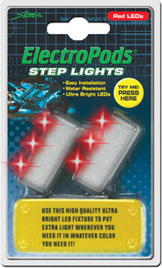Street Fx - Street-fx Step Lights - Red 2 Pk. - 1043044