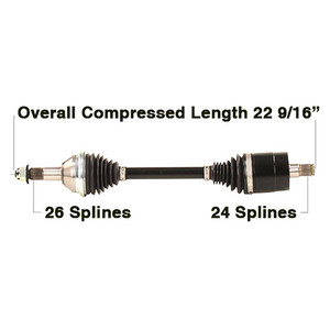Tytaneum - Cv Axle Heavy Duty Replacementcan-am - CAN-6091HD Tytaneum - Cv Axle Heavy Duty Replacementcan-am - CAN-6091HD