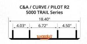 Woodys - 4"x 60 Turning 1 1/2" End Padwith Hard Weld-ace Carbide - AC4-5000
