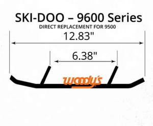 Woodys - Dooly Runner Ski Doo 8" - DS8-9600