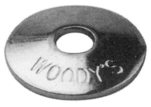 Woodys - Round Plates Aluminum 7mm Pkg 96 - AWA-3700-B