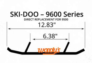 Woodys - Ski-doo Maverick 6" Runner-pair - MS6-9600