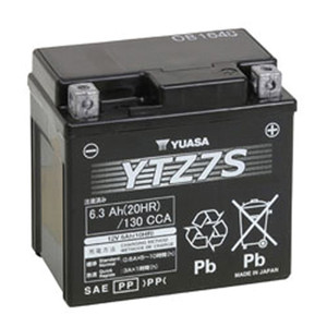 Yuasa - Yuasa Ytz7s Factory Activated Maintenance Free 12 Volt Battery - YUAM727ZS Yuasa - Yuasa Ytz7s Factory Activated Maintenance Free 12 Volt Battery - YUAM727ZS