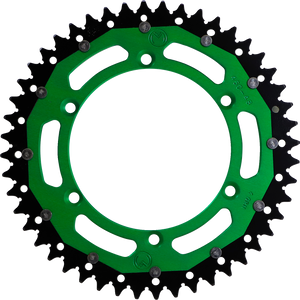 Moose Racing - Dual Sprocket - Green - 48 Tooth - Dual Sprocket - 1210-460-48-15X