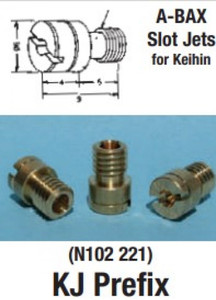 Ebc - Keihin Slot Jets Pkts Of 4 - KJ127.5-4