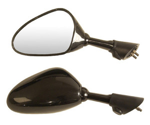 Emgo - Mirror Left Black Honda 88120-mbb-000 - 20-35252