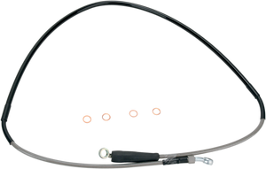 Moose Racing - Brake Line - Front - Stainless Steel - DR-Z 400 S - Stainless Steel Braided Brake Line - S01-1-036/P