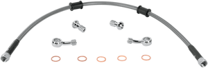 Moose Racing - Brake Line - Rear - Stainless Steel - KLR 650 - Stainless Steel Braided Brake Line - KAW-6030R
