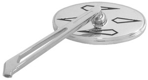 Emgo - D/cast Buff Mirror Oval Jap Lt - 20-26324