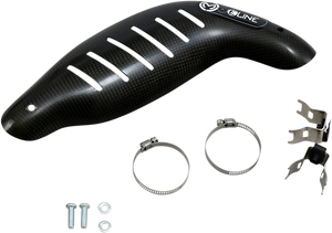 Moose Racing - Pipe Guard - Stock - E Line 4-Stroke Pipe Guard - MHS25017F
