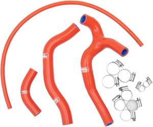 Moose Racing - Radiator Hose Kit - Red - Honda - Radiator Hose Kit - MBU-HON-28-RD