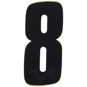 Factory Effex - Fx 2015 Numbers Standard 6" Black 8 - 934324