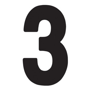 Factory Effex - Fx 2015 Numbers Pro 5" Black 3 - 03-0273