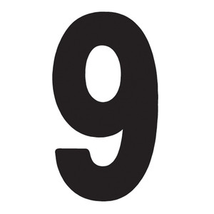 Factory Effex - Fx 2015 Numbers Pro 5" Black 9 - 03-0279