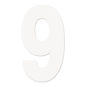 Factory Effex - Fx 2015 Numbers Pro 7" White 9 - 898164