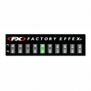 Factory Effex - Factory Effex Temperature Sticker 3-pack - 08-90225