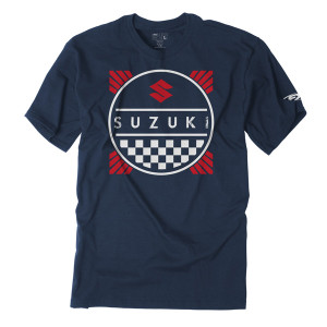 Factory Effex - Factory Effex Suzuki Title Youth T-shirt / Navy (m) - 19-83402