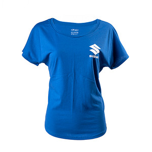 Factory Effex - Suzuki Icon Women's Dolman T-shirt / Royal Blue (l) - 22-87444