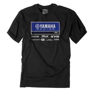 Factory Effex - 2021 Yamaha Racewear T-shirt /black Xl - 24-87226