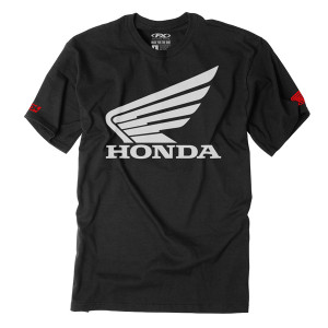 Factory Effex - Honda Big Wing Men's T-shirt / Black (xl) - 15-88314