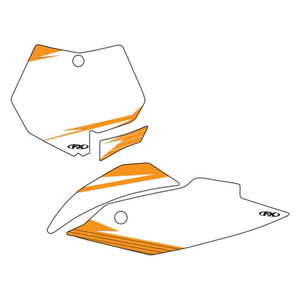 Factory Effex - Fx 2015 Graphic Pre-cut Numberplate Backgrounds - 12-64522 Factory Effex - Fx 2015 Graphic Pre-cut Numberplate Backgrounds - 12-64522