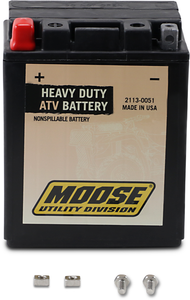 Moose Utility - AGM Battery - YTX14AH - Factory-Activated AGM Maintenance-Free Battery - MOOM72H4A