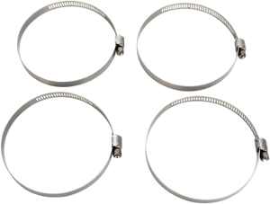 Moose Racing - Clamp Hose Stainless Steel 58-83Mm 4Pack - Gear Drive Hose Clamps - 114-6444