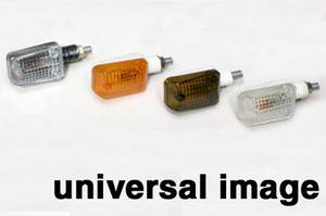 K&s - Marker Lights, Mini-stalk, White, (s/f) Smoke - 25-8118