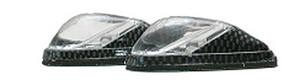 K&s - Led Marker Lights, Mini-flush Mt. C.f. Body, Wht/clr (1 Led) W - 25-9554B