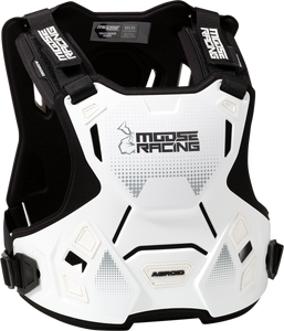 Moose Racing - Youth Agroid Chest Guard - White - 2XS/XS - Youth Agroid Chest Guard - 2701-1117