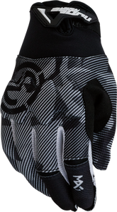 Moose Racing - Youth MX1 Gloves - Black/White - Small - Youth MX1 Gloves - 3332-1718
