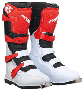 Moose Racing - Qualifier Boots - Red - Size 10 - Qualifier Boots - 3410-2593