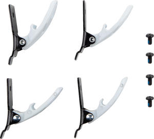 Moose Racing - Qualifier Boot Buckle Kit - White - Boot Buckle Kit - 3430-1007