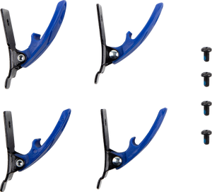 Moose Racing - Qualifier Boot Buckle Kit - Blue - Boot Buckle Kit - 3430-1010
