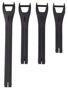 Moose Racing - Qualifier Boot Strap Kit - Black - Size 7-9 - Boot Strap Kit - 3430-1011