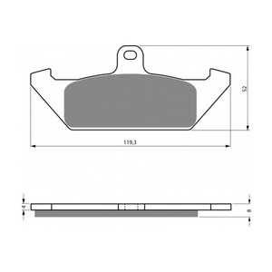 Vesrah - Vesrah Semi-metallic Brake Pads, Vd-924 - VD-924