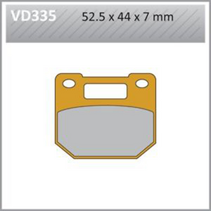 Vesrah - Vesrah Semi-metallic Brake Pads, Vd-335 - VD-335